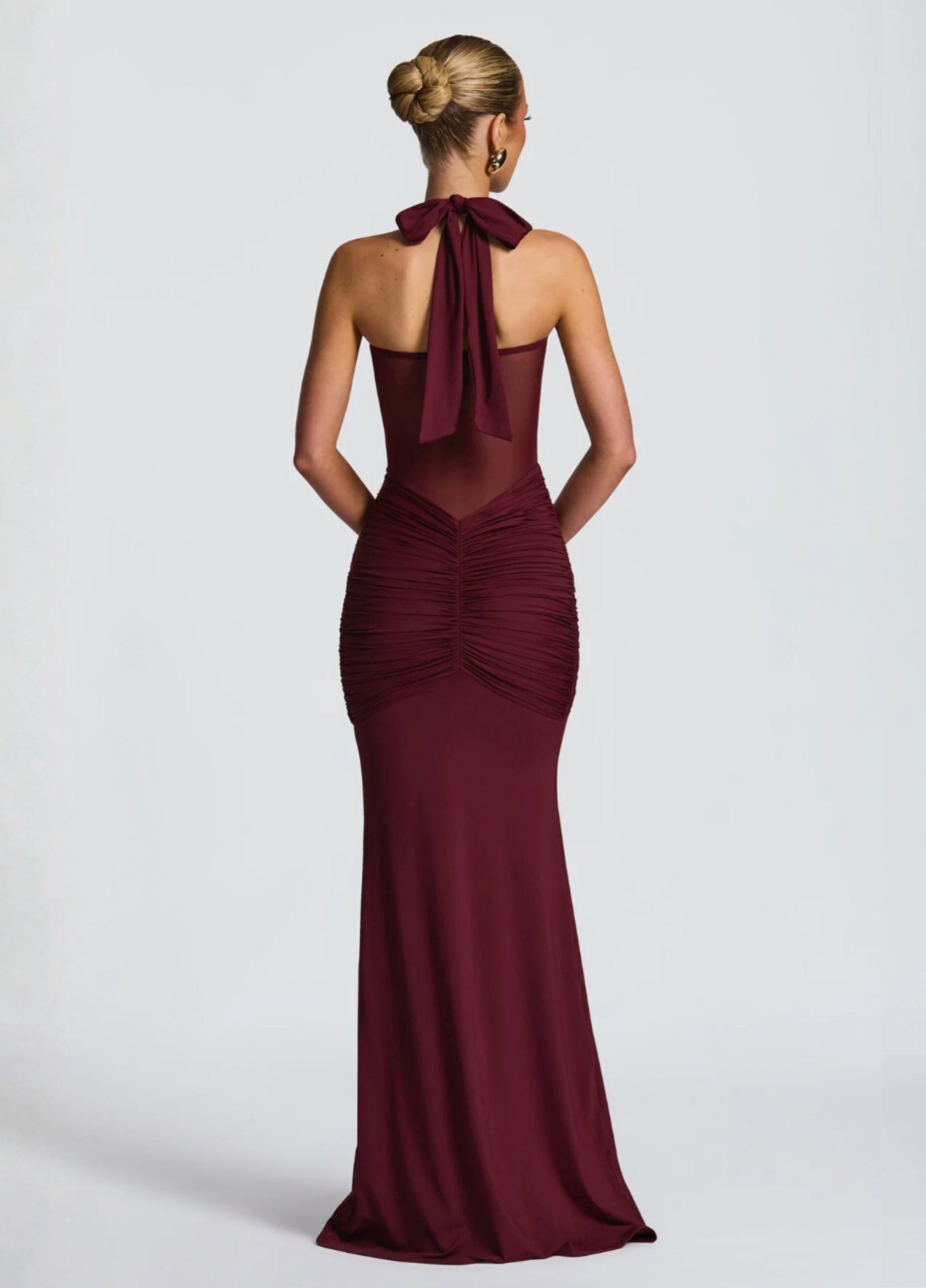 Carmen Maxi Dress - Wine