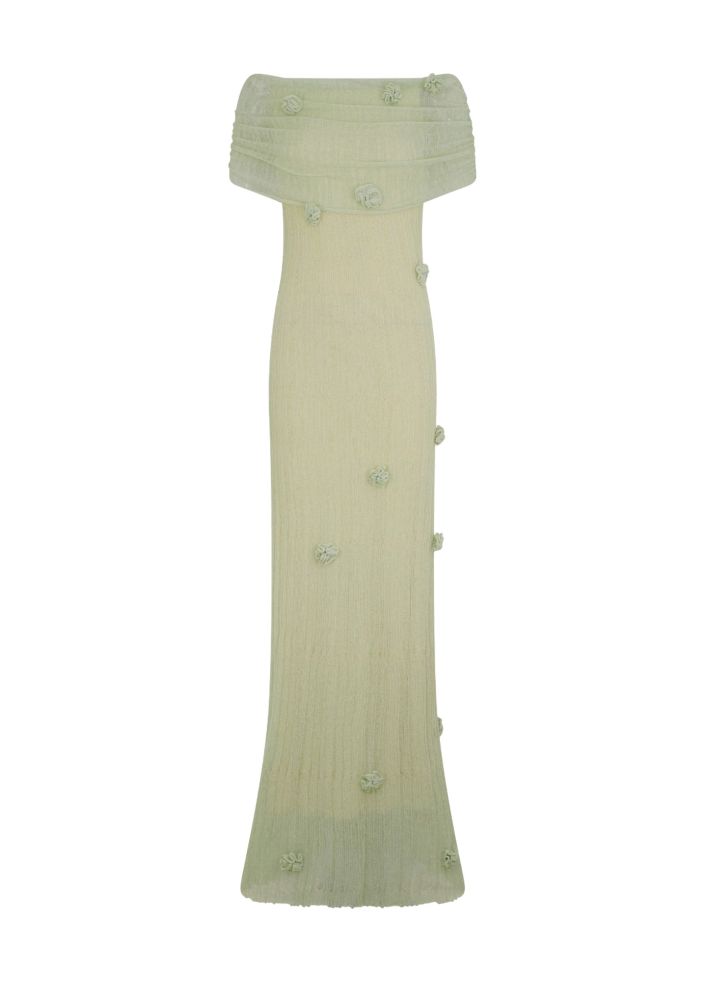 Celestine Knit Maxi Dress - Sage Green
