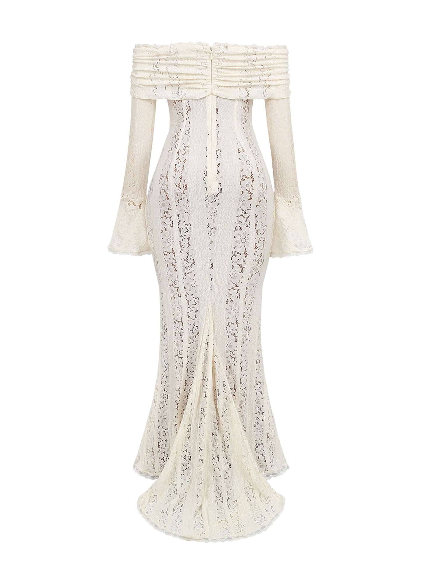 Clarisse Lace Maxi Dress - White