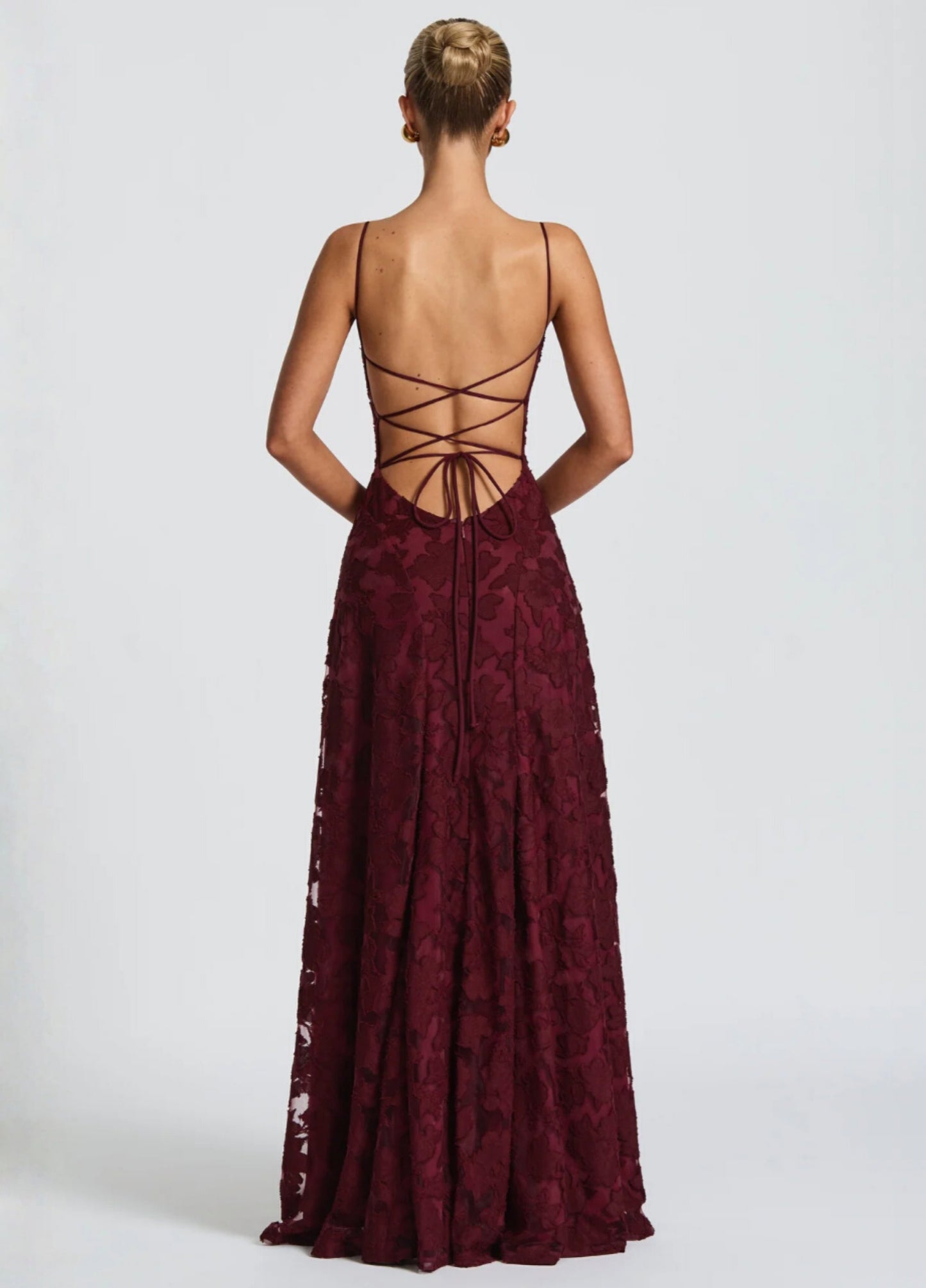 Lucia Maxi Dress - Wine