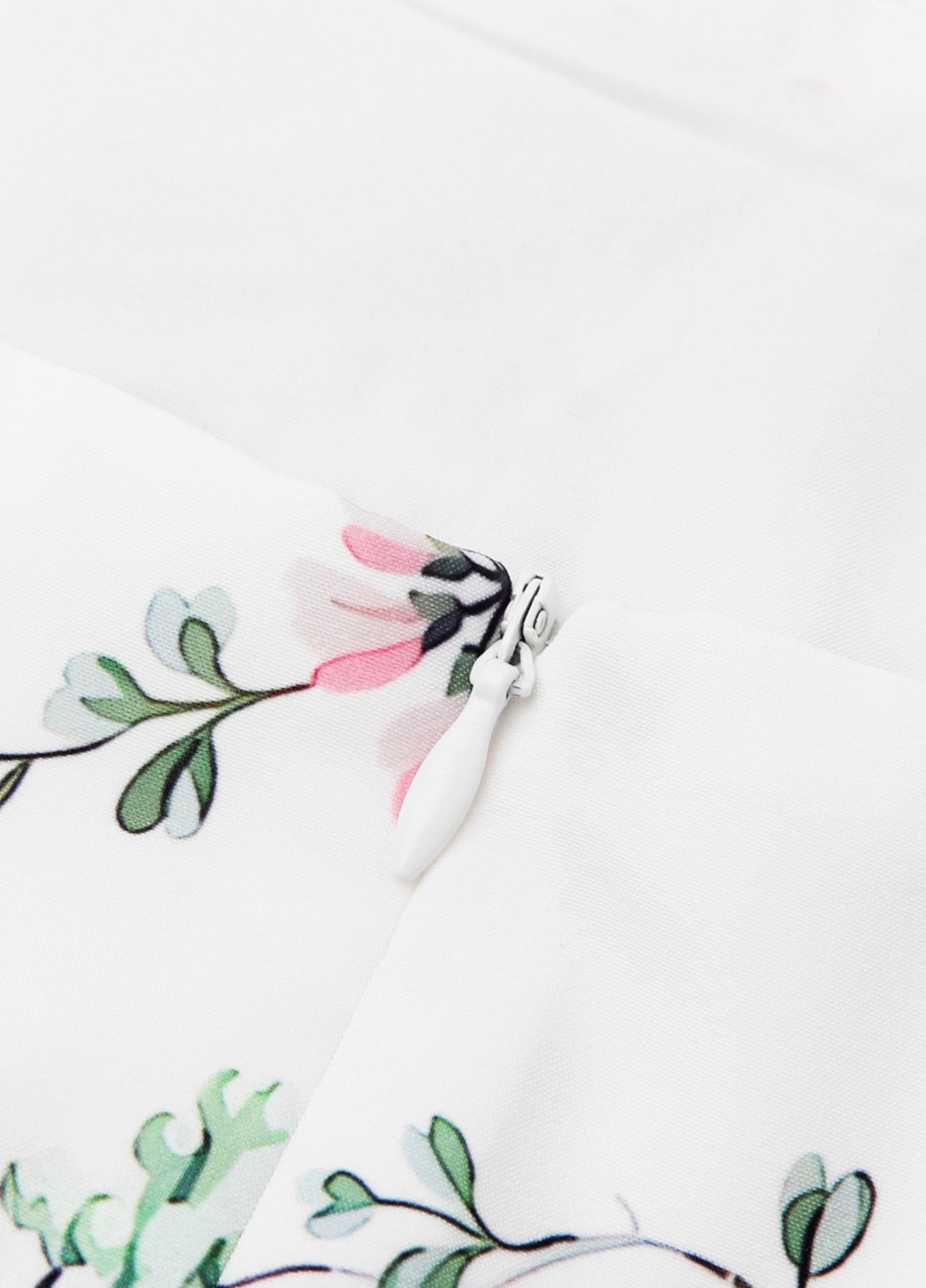 Seraphina Midi Dress - Off-White Floral