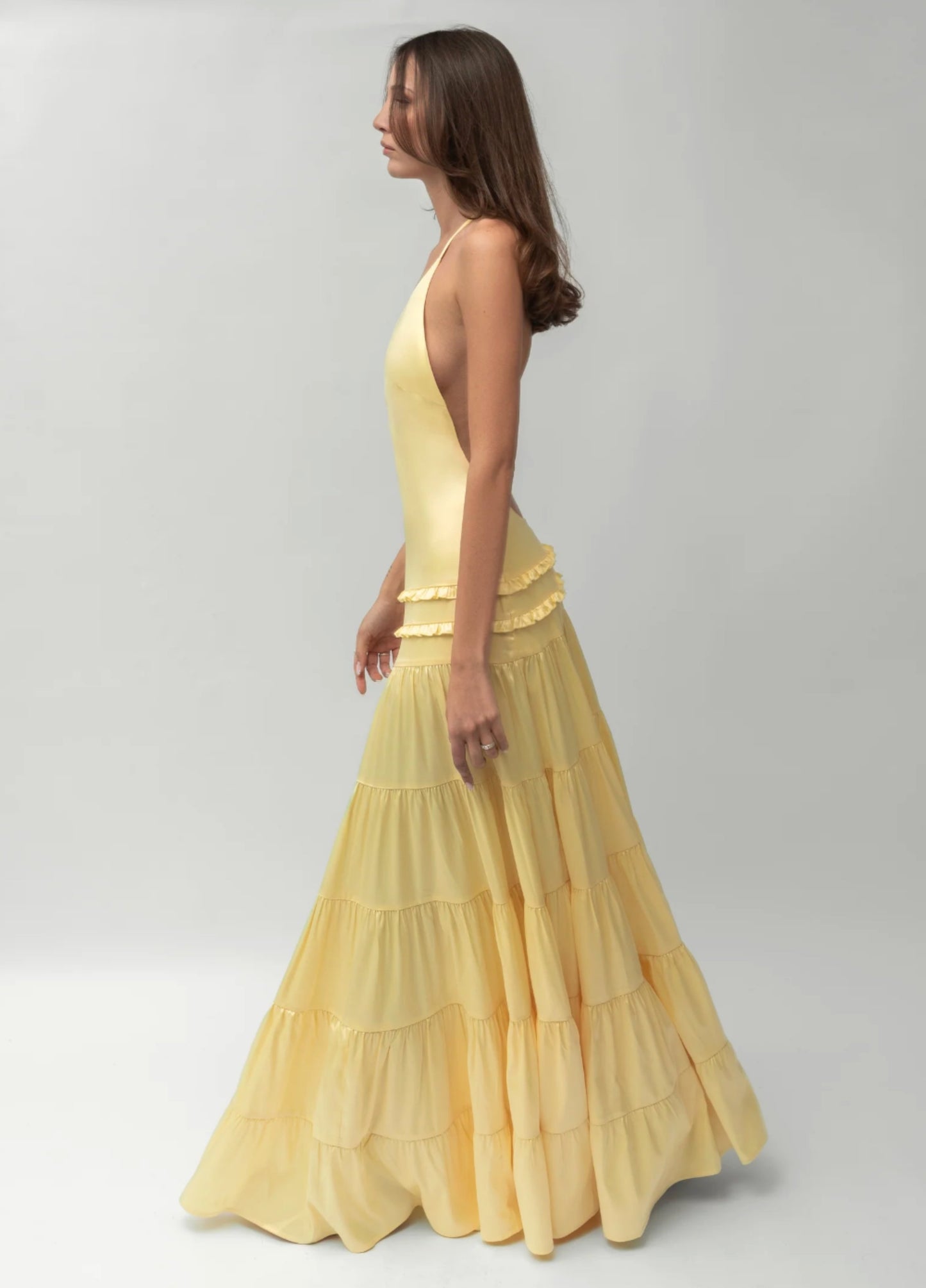 Adeline Maxi Dress - Yellow