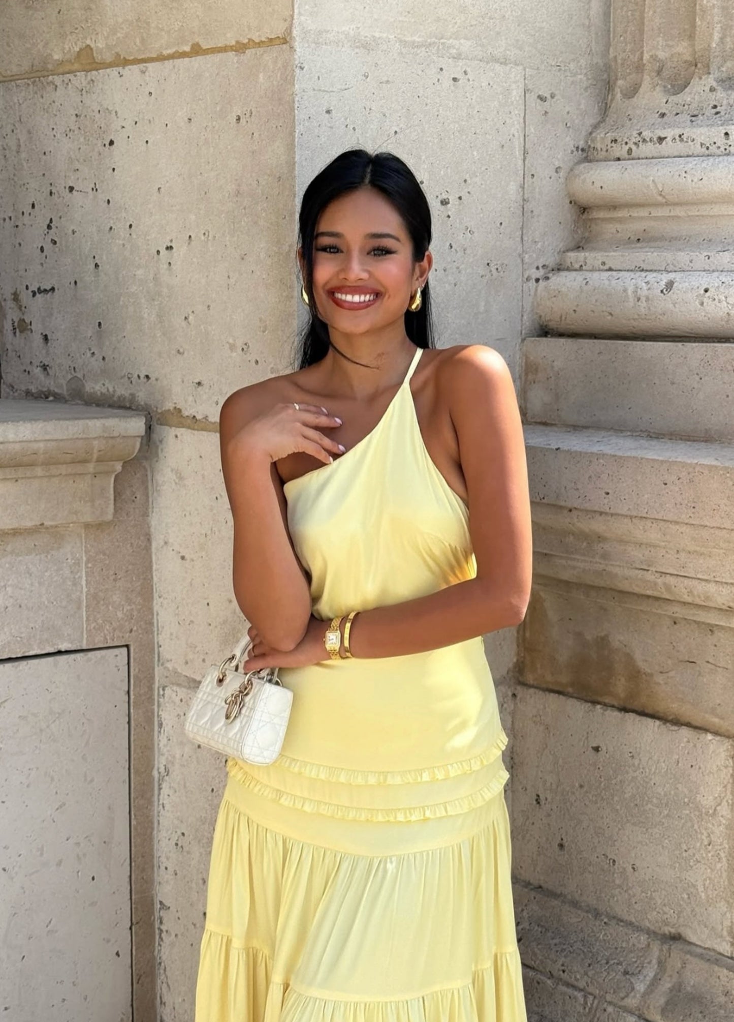 Adeline Maxi Dress - Yellow