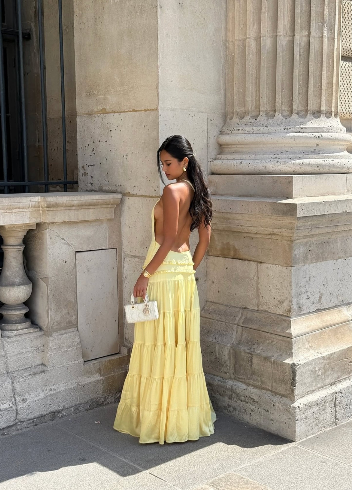 Adeline Maxi Dress - Yellow