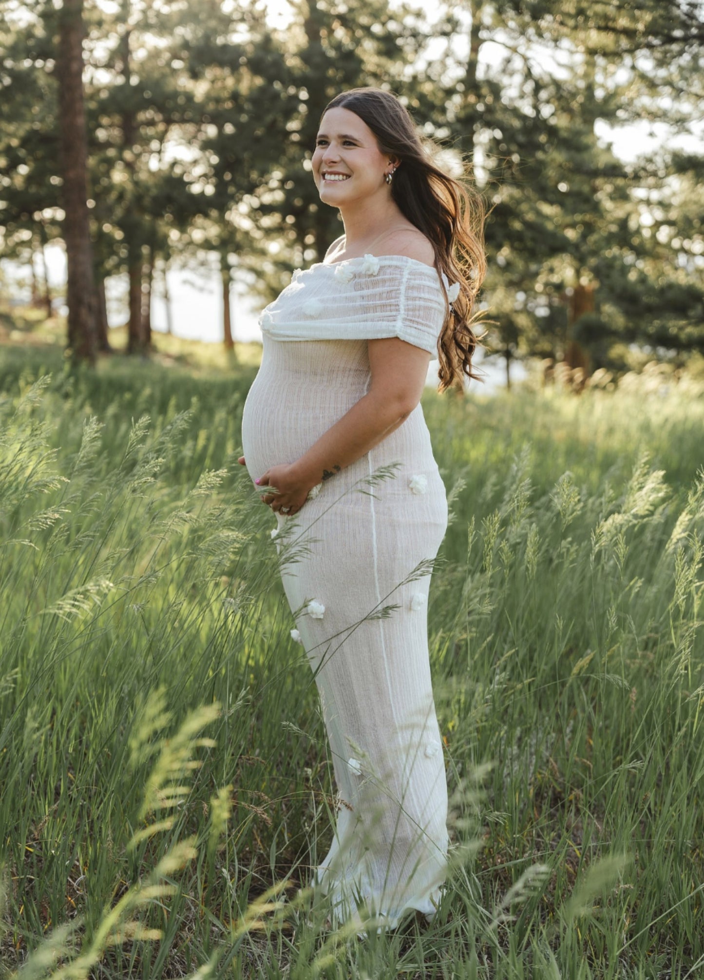 Celestine Knit Maxi Dress - Ivory