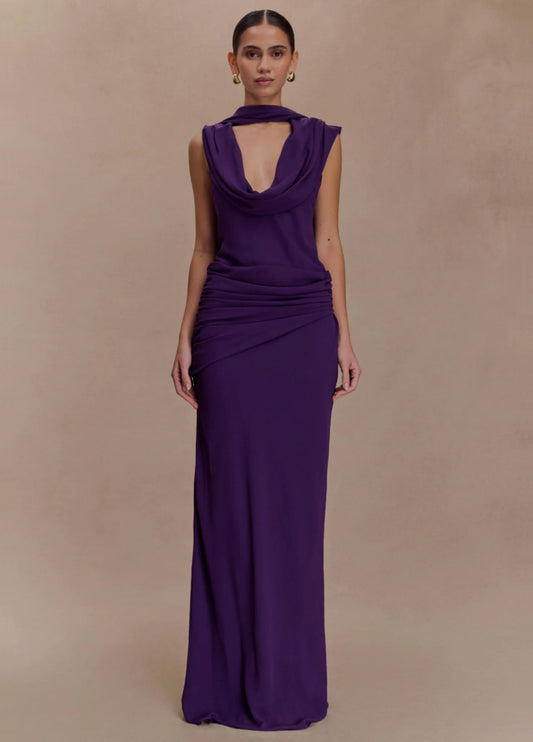 Colette Maxi Dress - Puprle