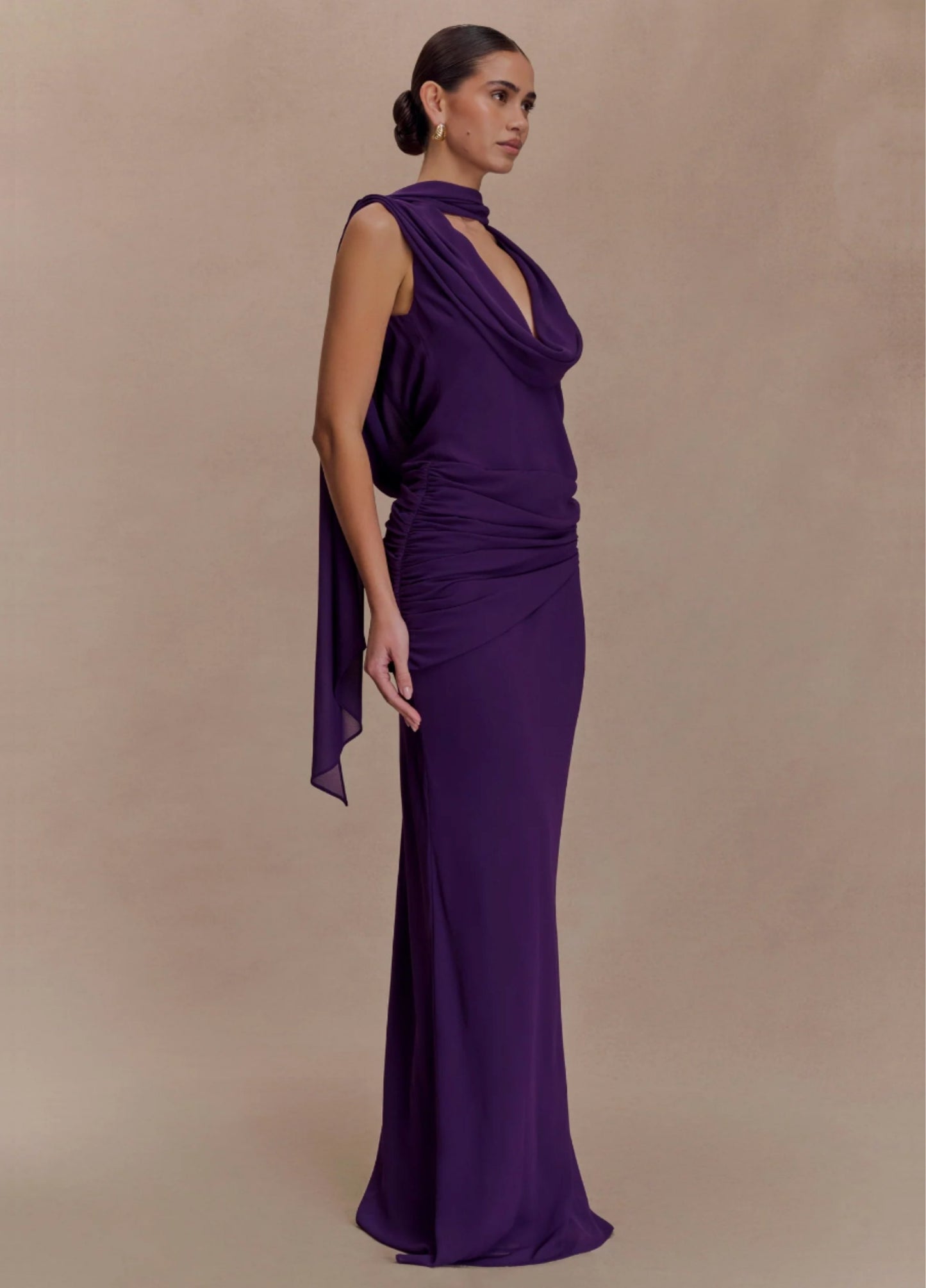 Colette Maxi Dress - Puprle