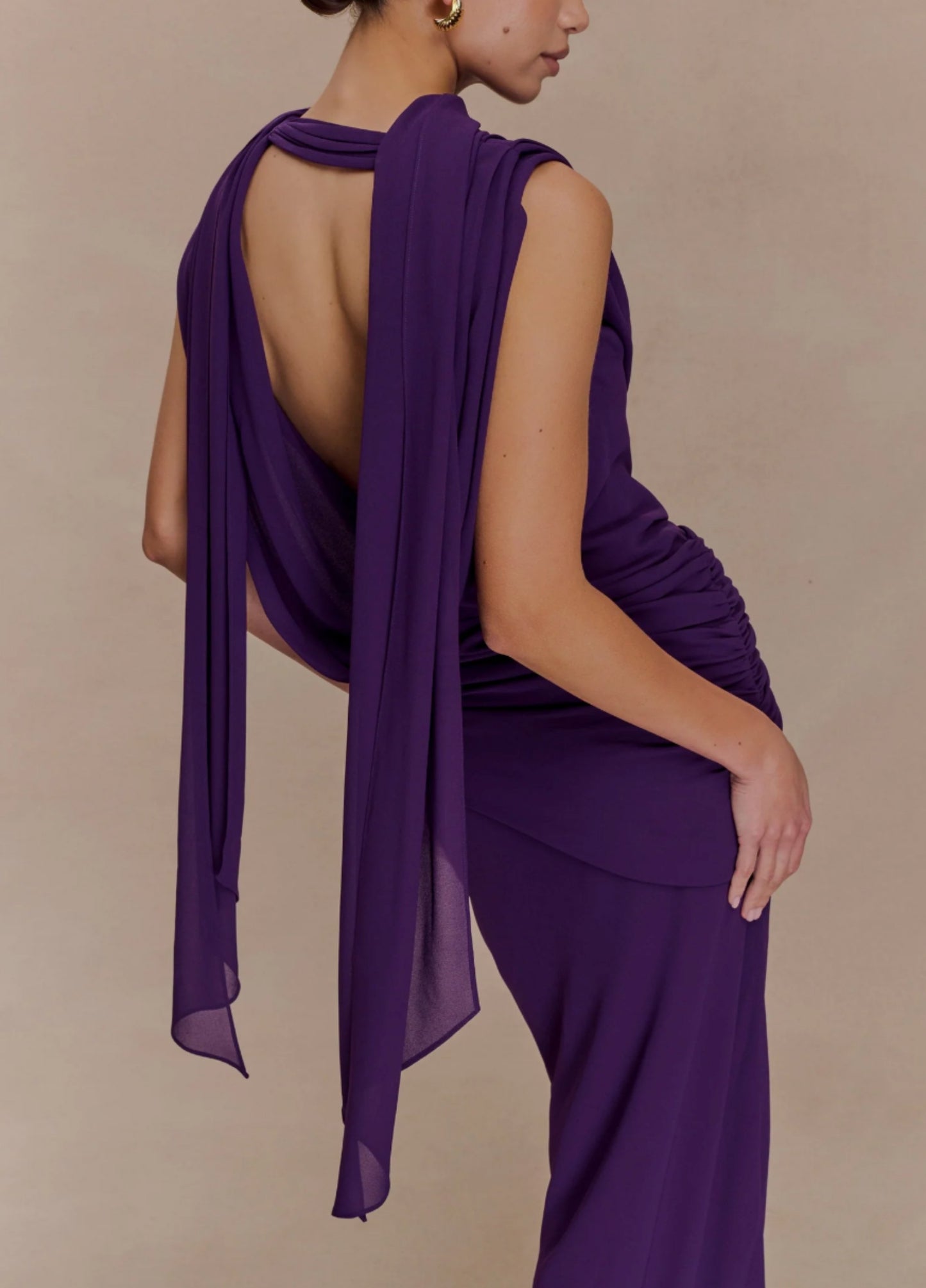 Colette Maxi Dress - Puprle