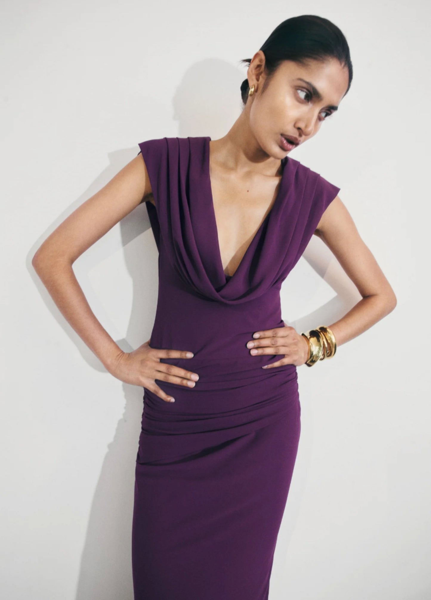 Colette Maxi Dress - Puprle