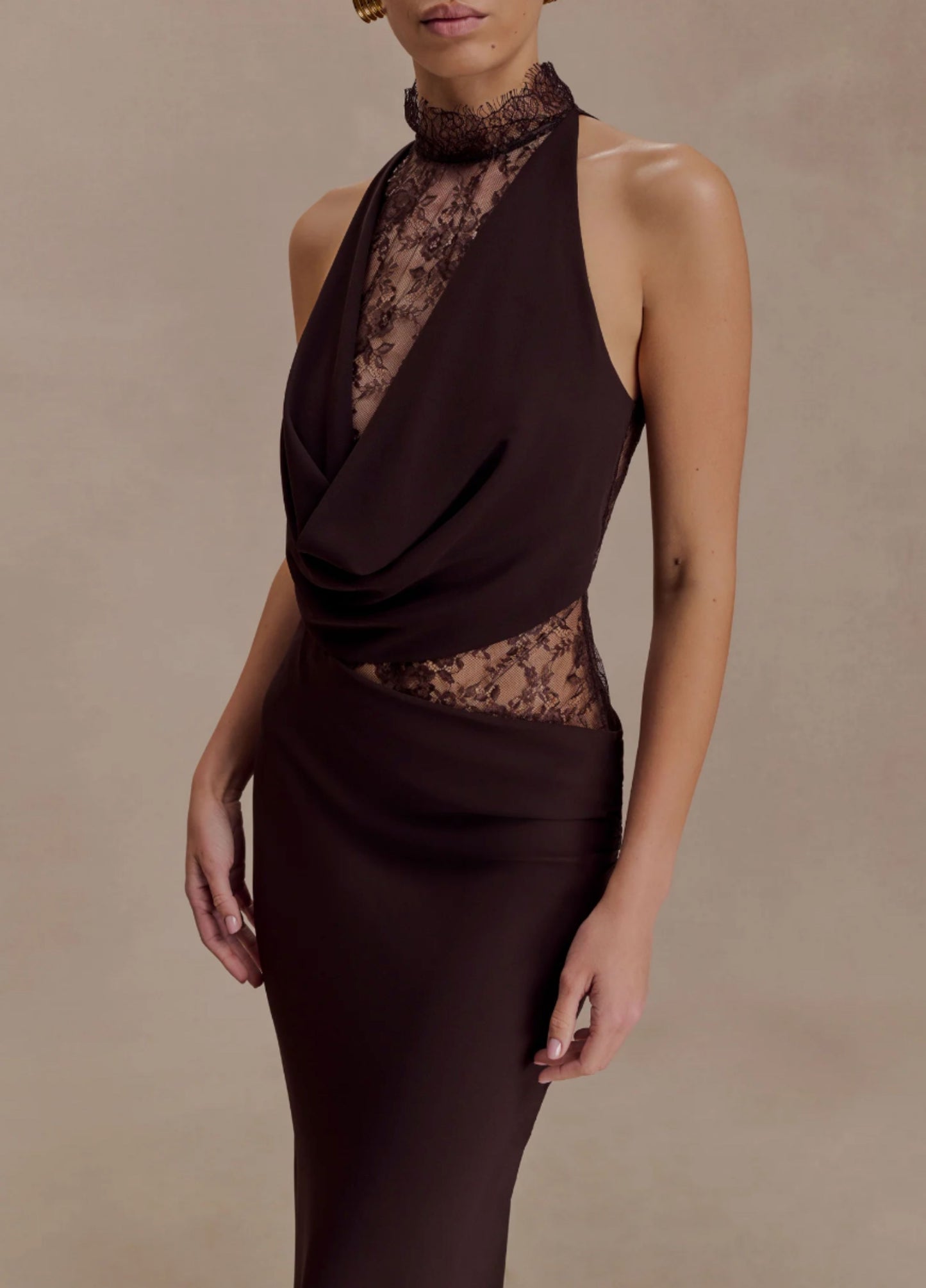 Elowen Maxi Dress - Mocha