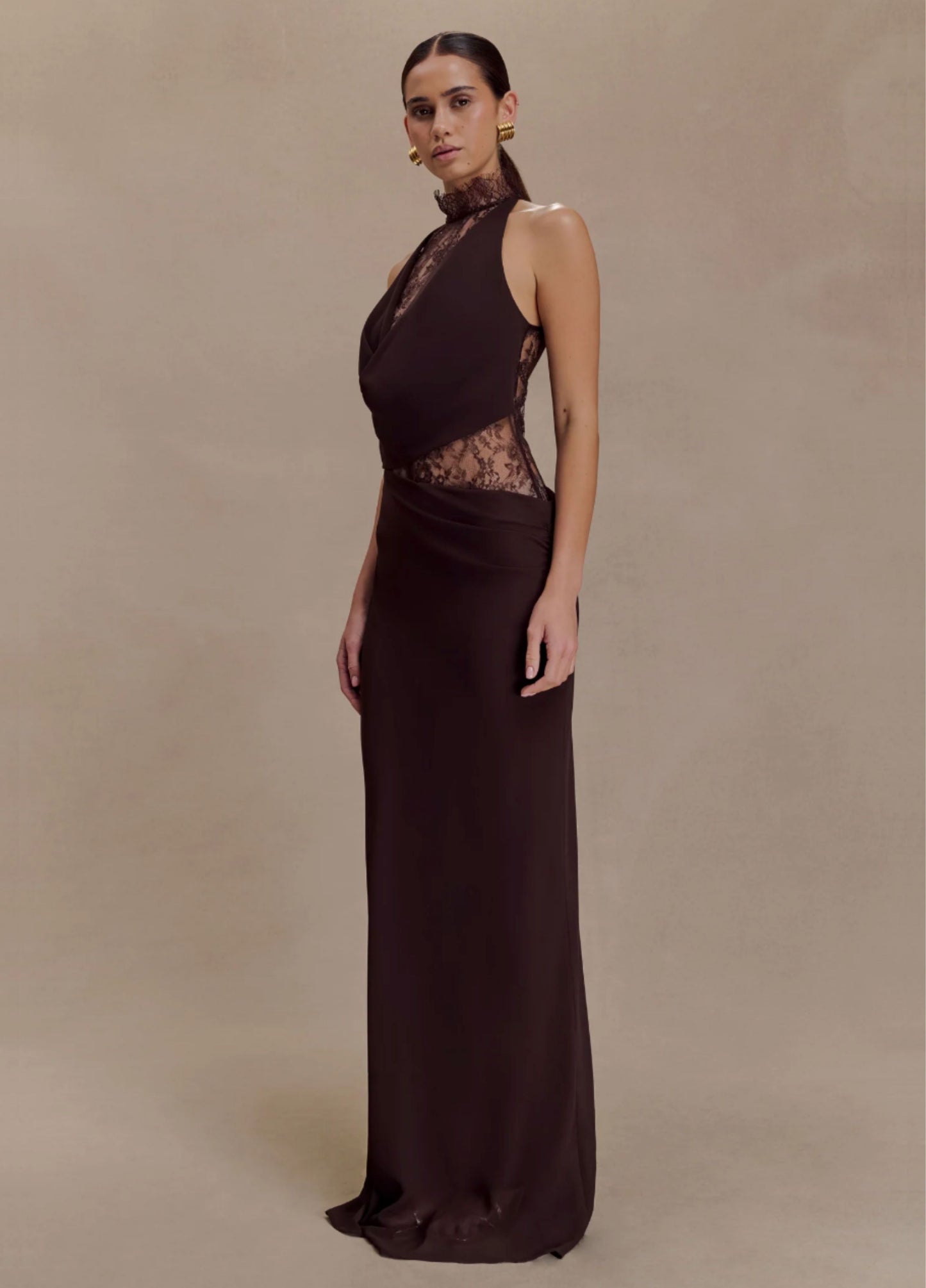 Elowen Maxi Dress - Mocha