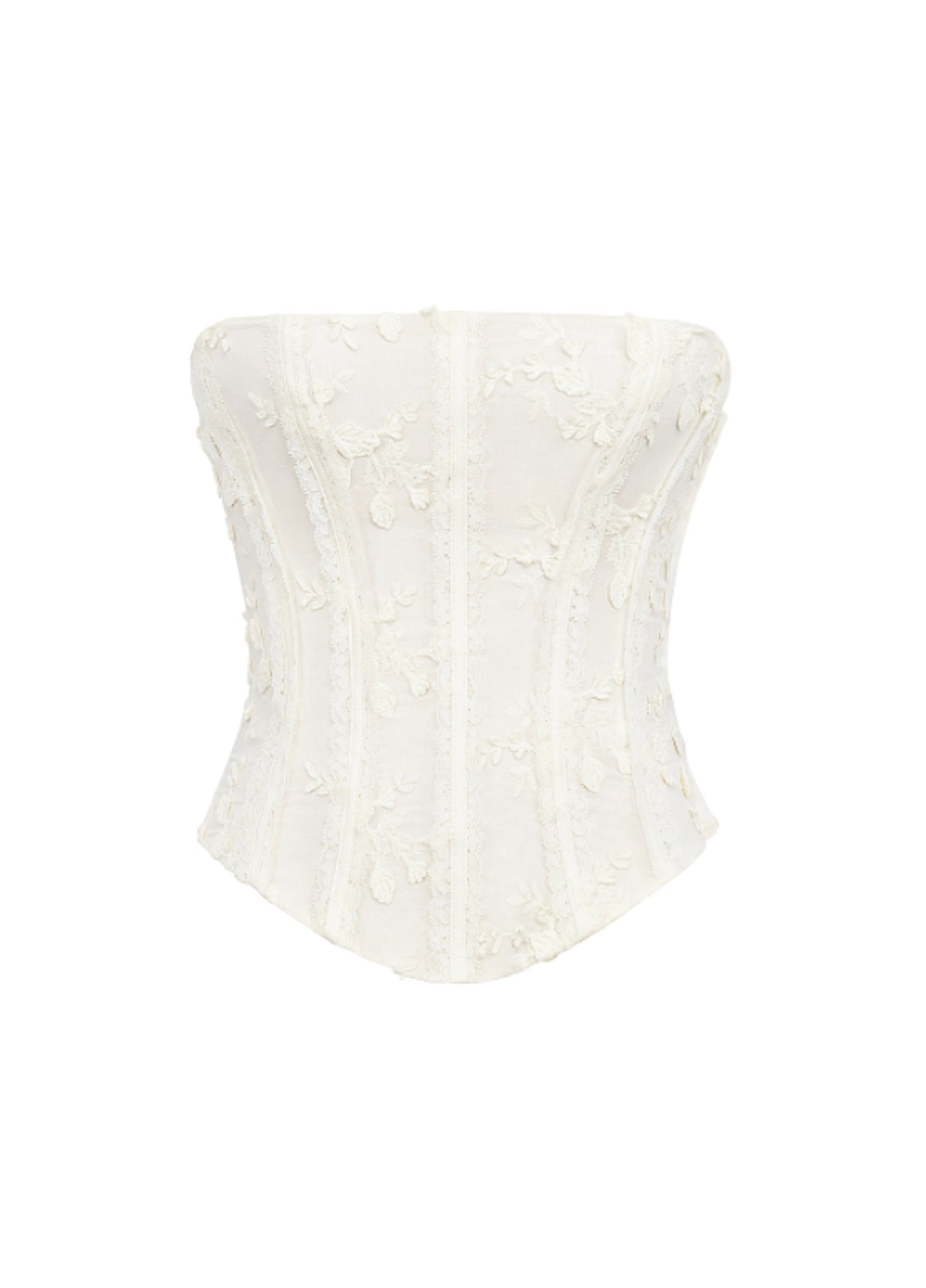 Evelisse Corset and Maxi Skirt Set - Ivory