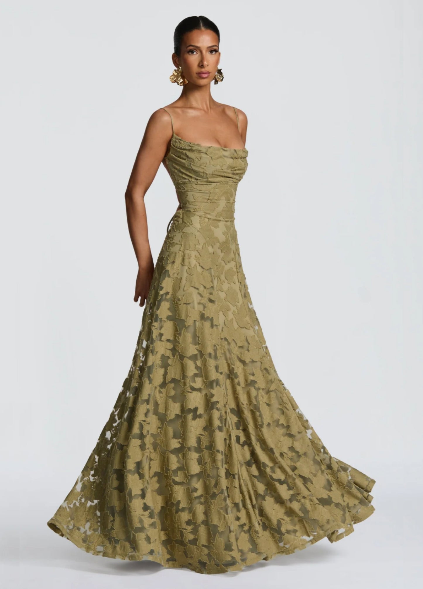 Lucia Maxi Dress - Olive