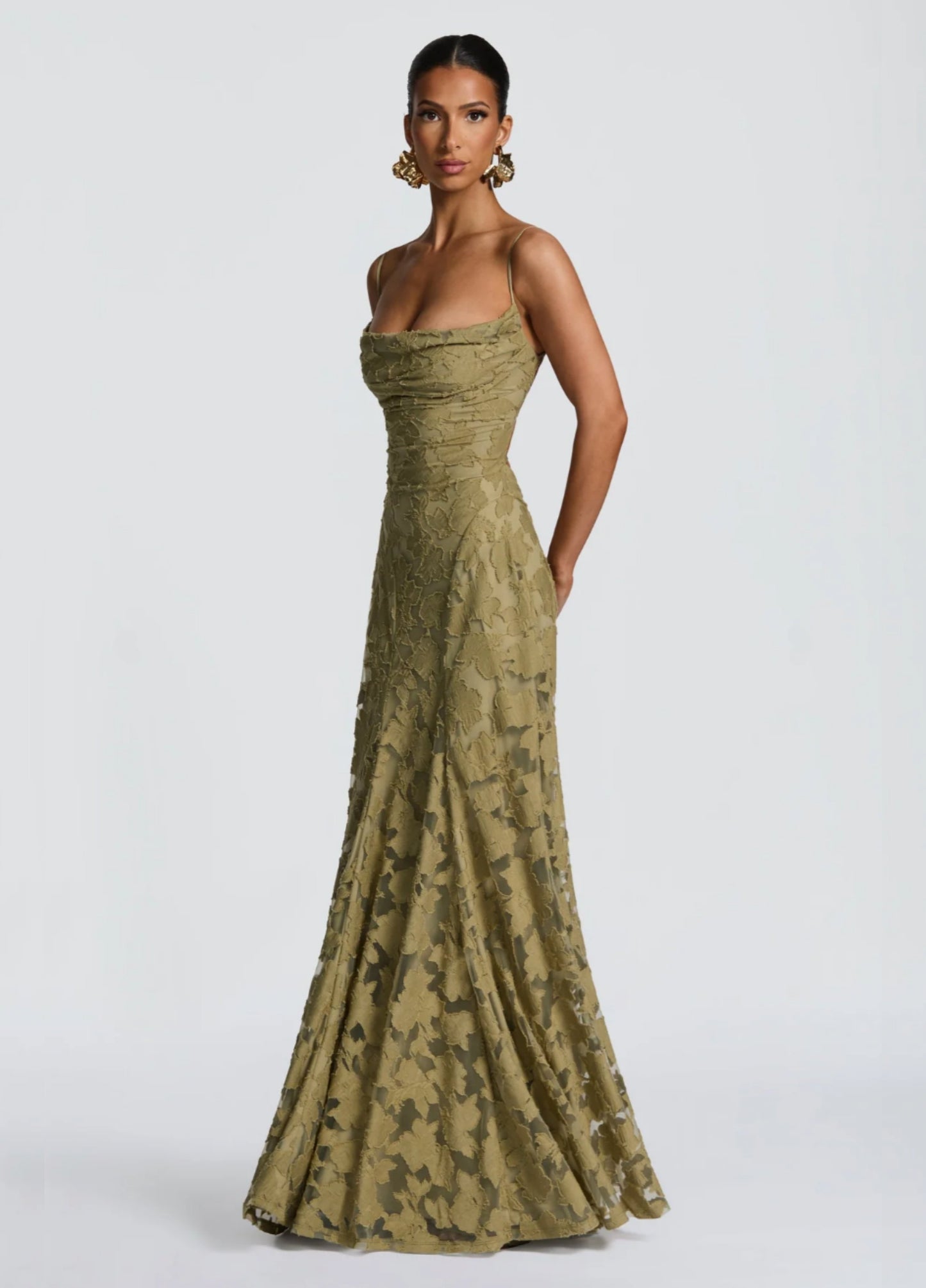 Lucia Maxi Dress - Olive