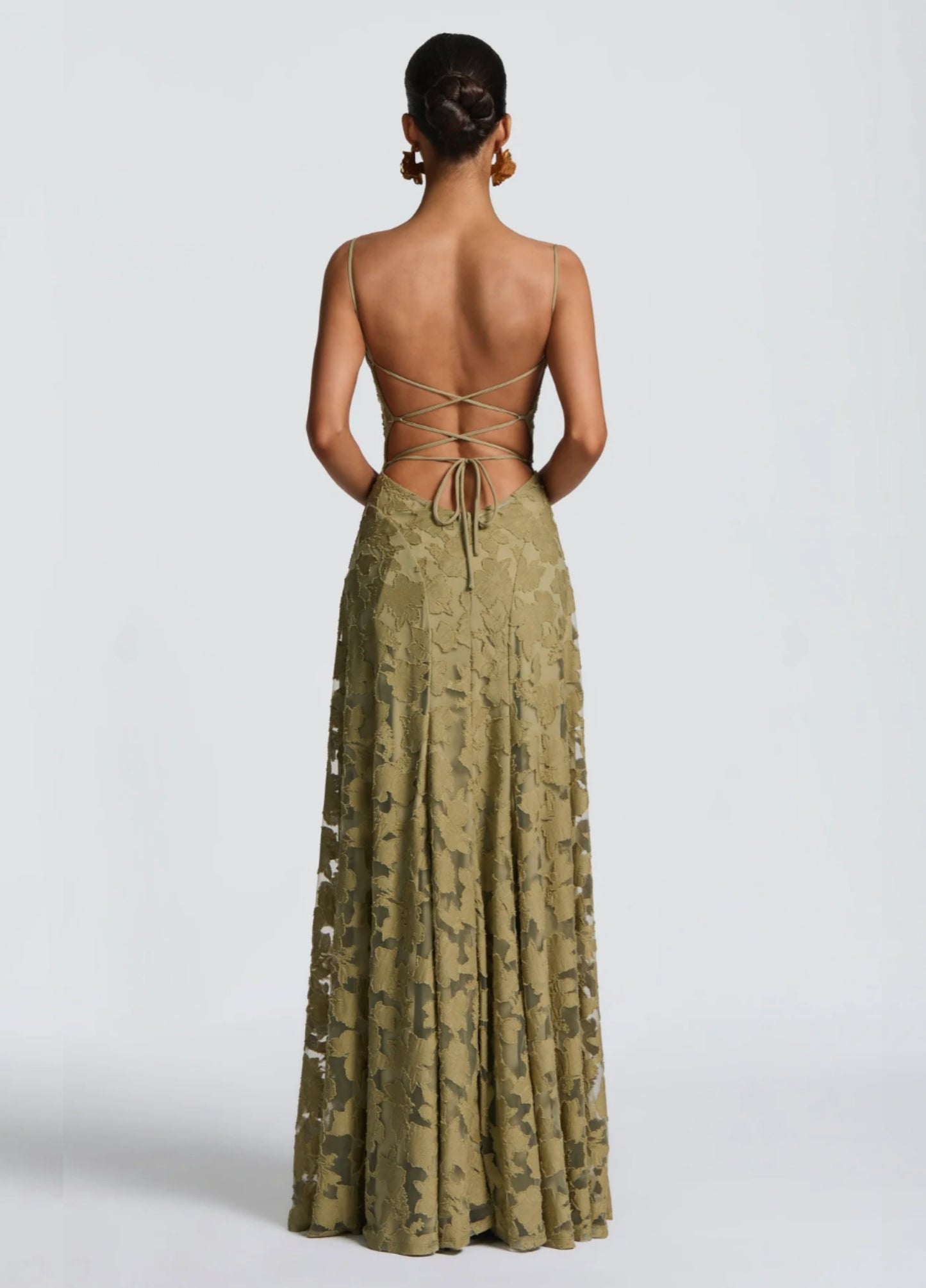 Lucia Maxi Dress - Olive