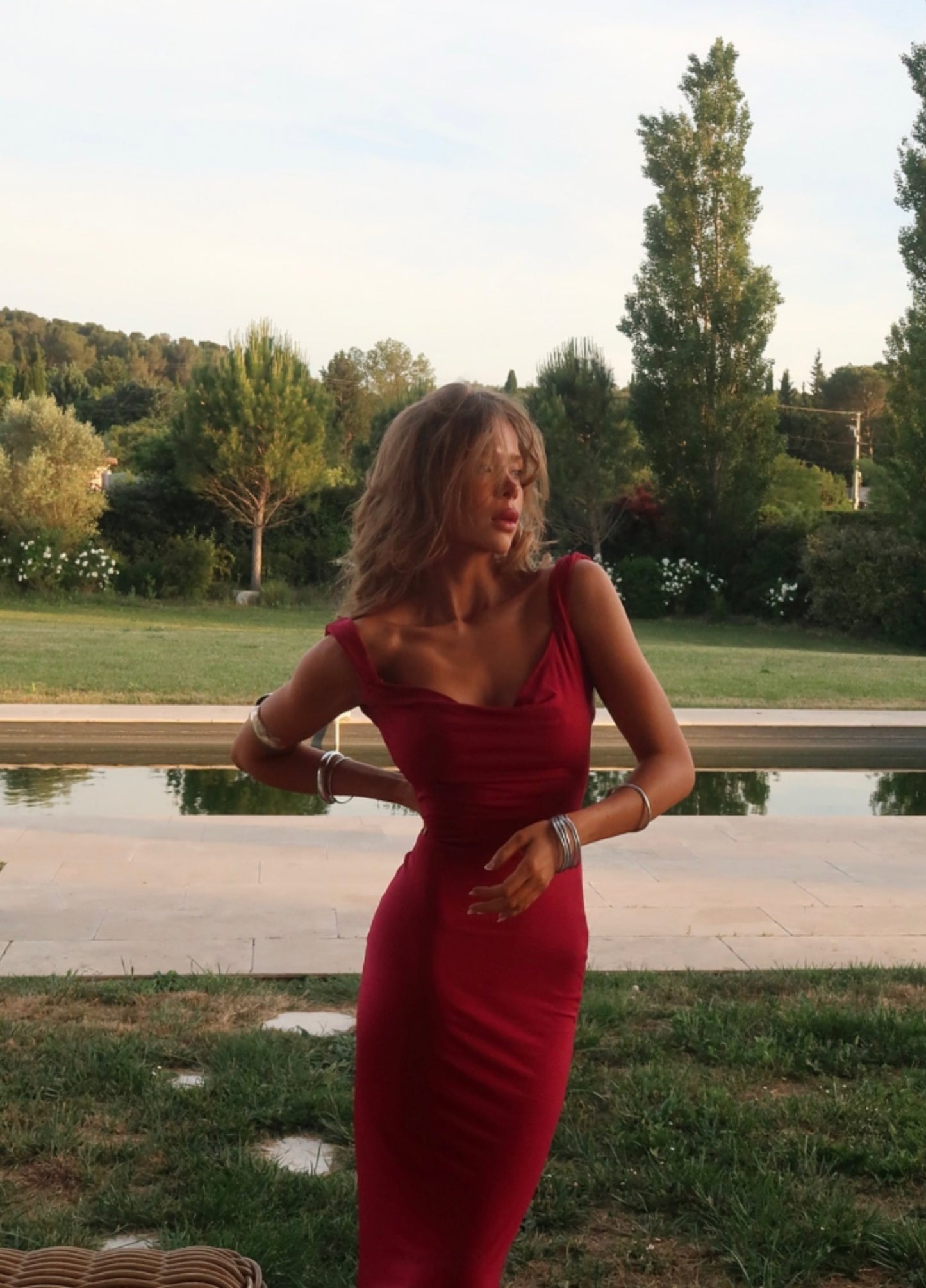 Marina Maxi Dress - Red