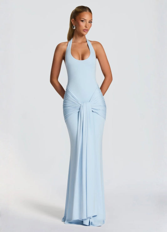 Nerina Maxi Dress - Ice Blue