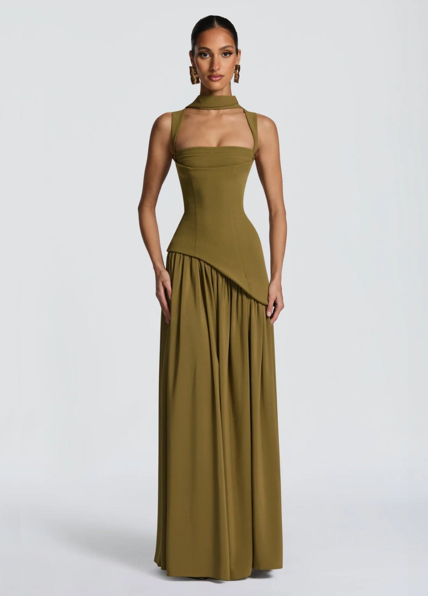 Sabine Maxi Dress - Olive