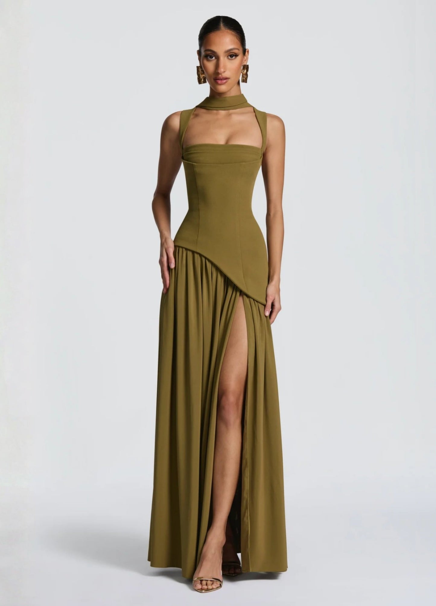 Sabine Maxi Dress - Olive