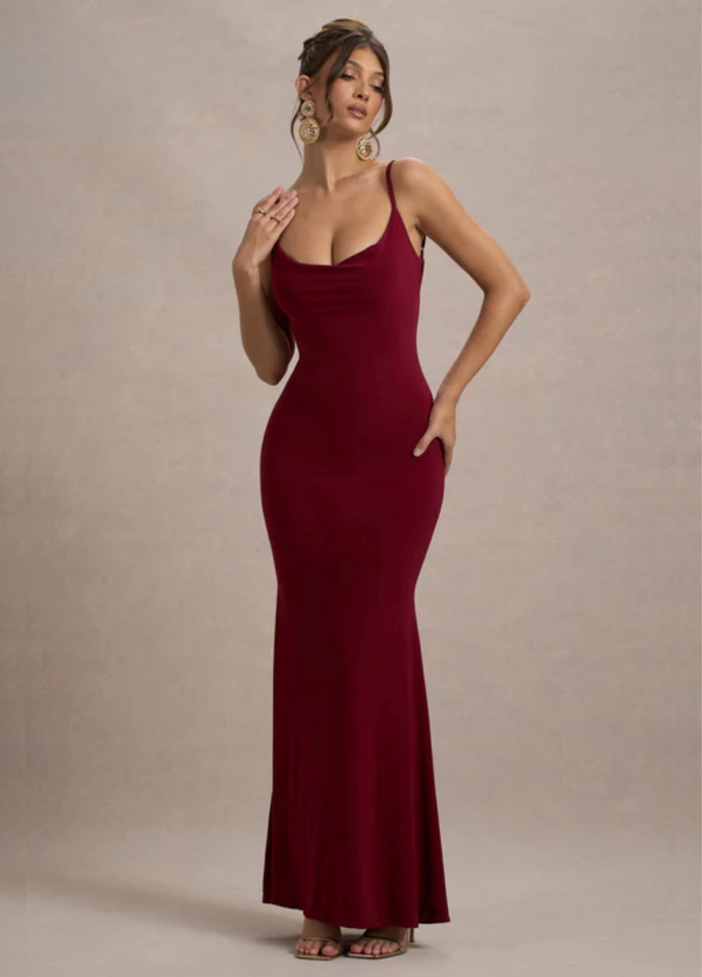 Saphira Maxi Dress - Wine