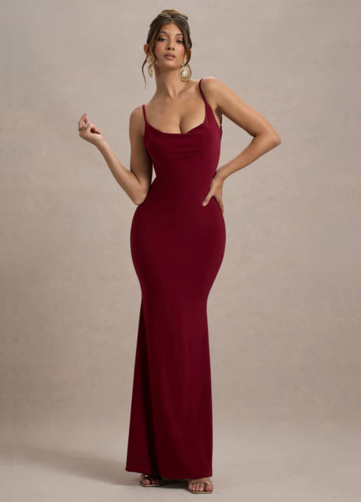 Saphira Maxi Dress - Wine