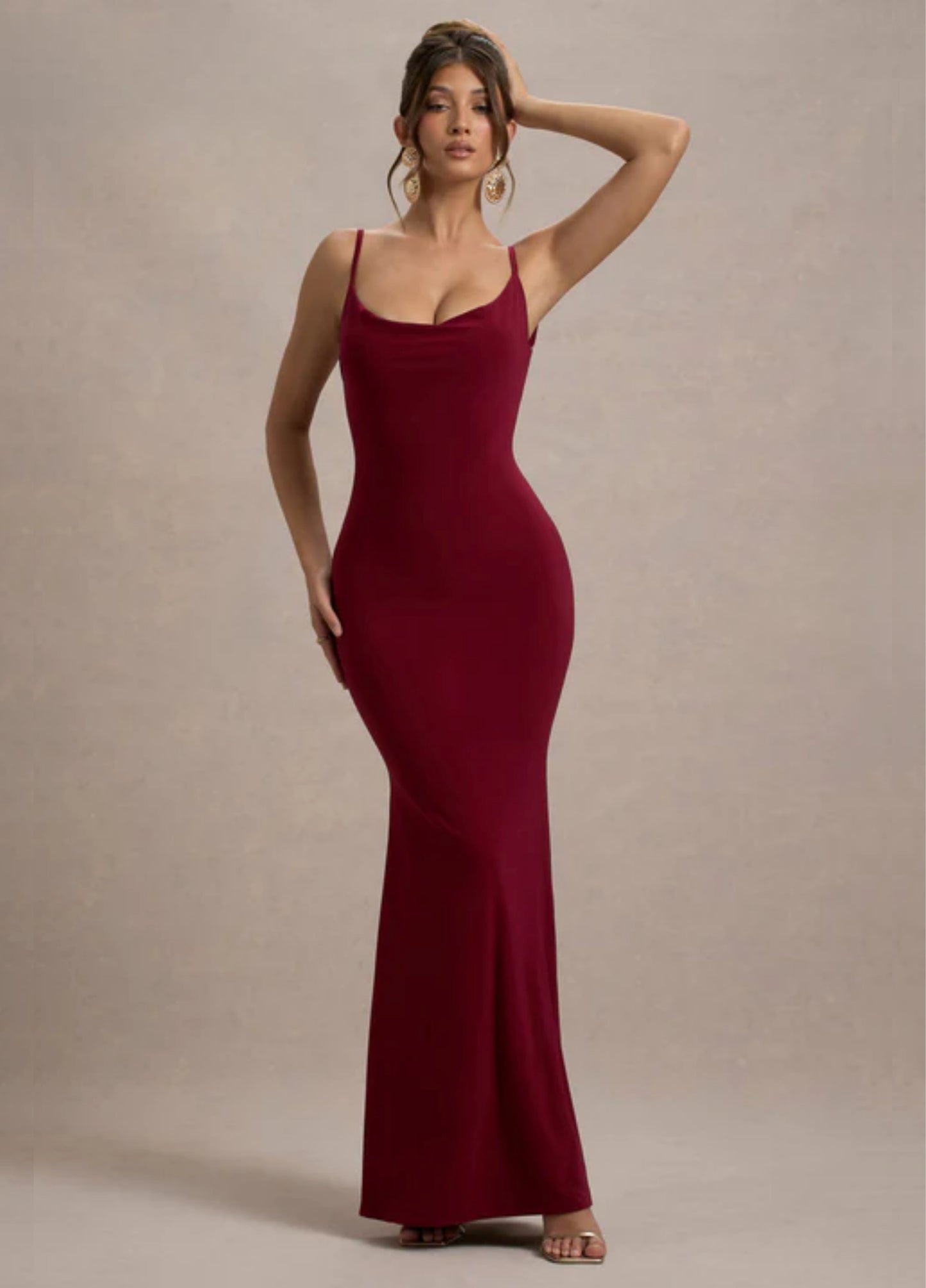 Saphira Maxi Dress - Wine