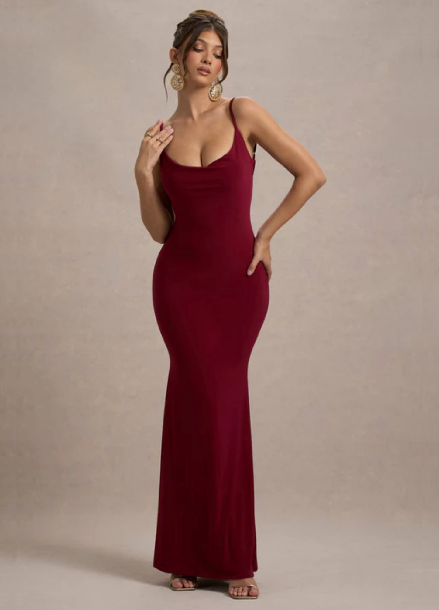 Saphira Maxi Dress - Wine