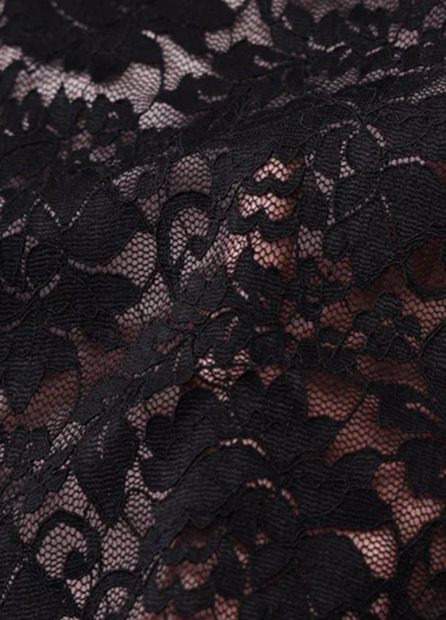 Soraya Lace Maxi Dress - Black