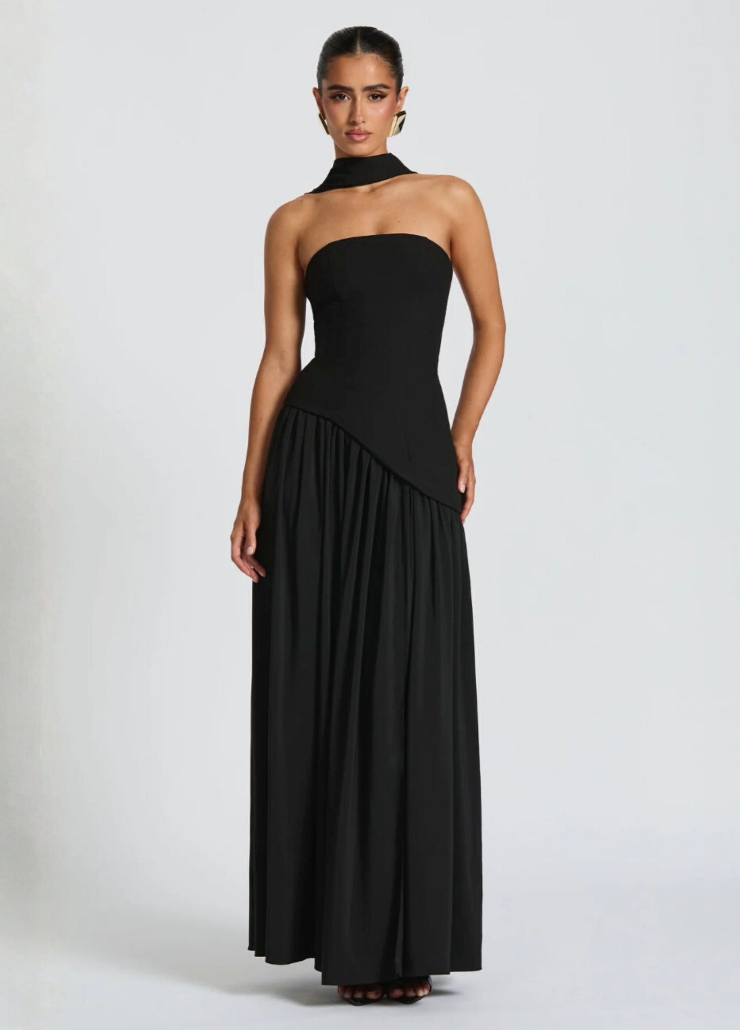 Veyra Maxi Dress - Black