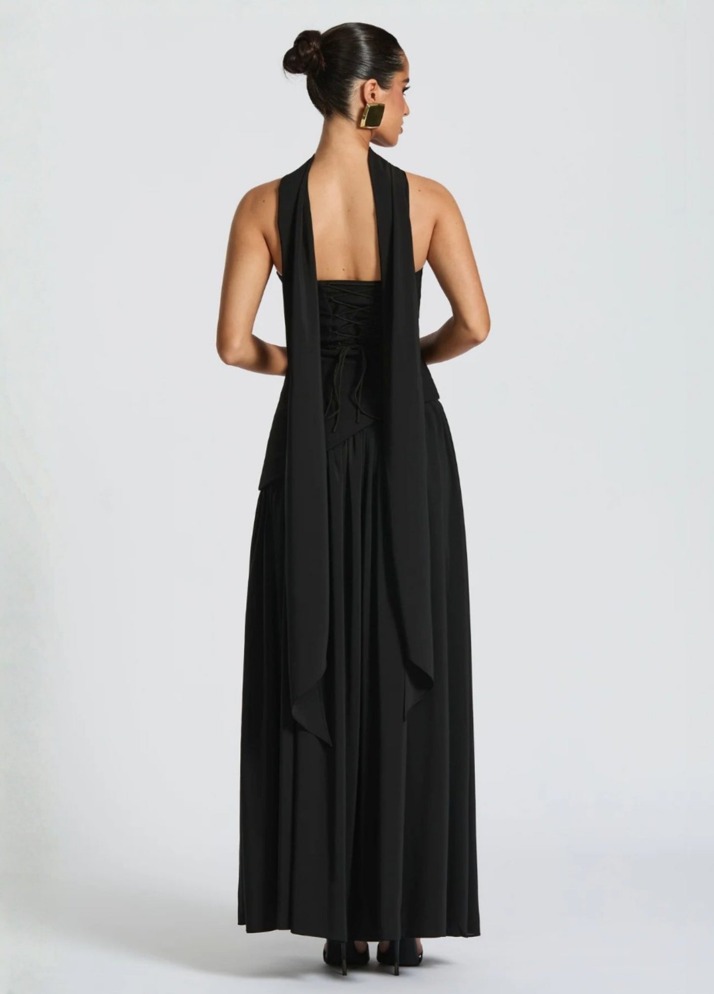Veyra Maxi Dress - Black